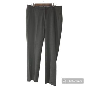 Talbots Womens Chino Dress Pants Gray Size 14 Wool Blend Office Career Business